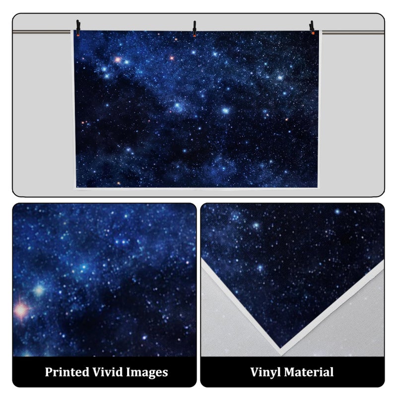 AOFOTO 7x5ft Nebula Photography Background Great Universe Milky Way Galaxy Backdrop Mysterious Starry Sky Outer Space Kid Baby Adult Girl Boy Portrait Photoshoot Studio Props Video Drape Wallpaper - Image 3